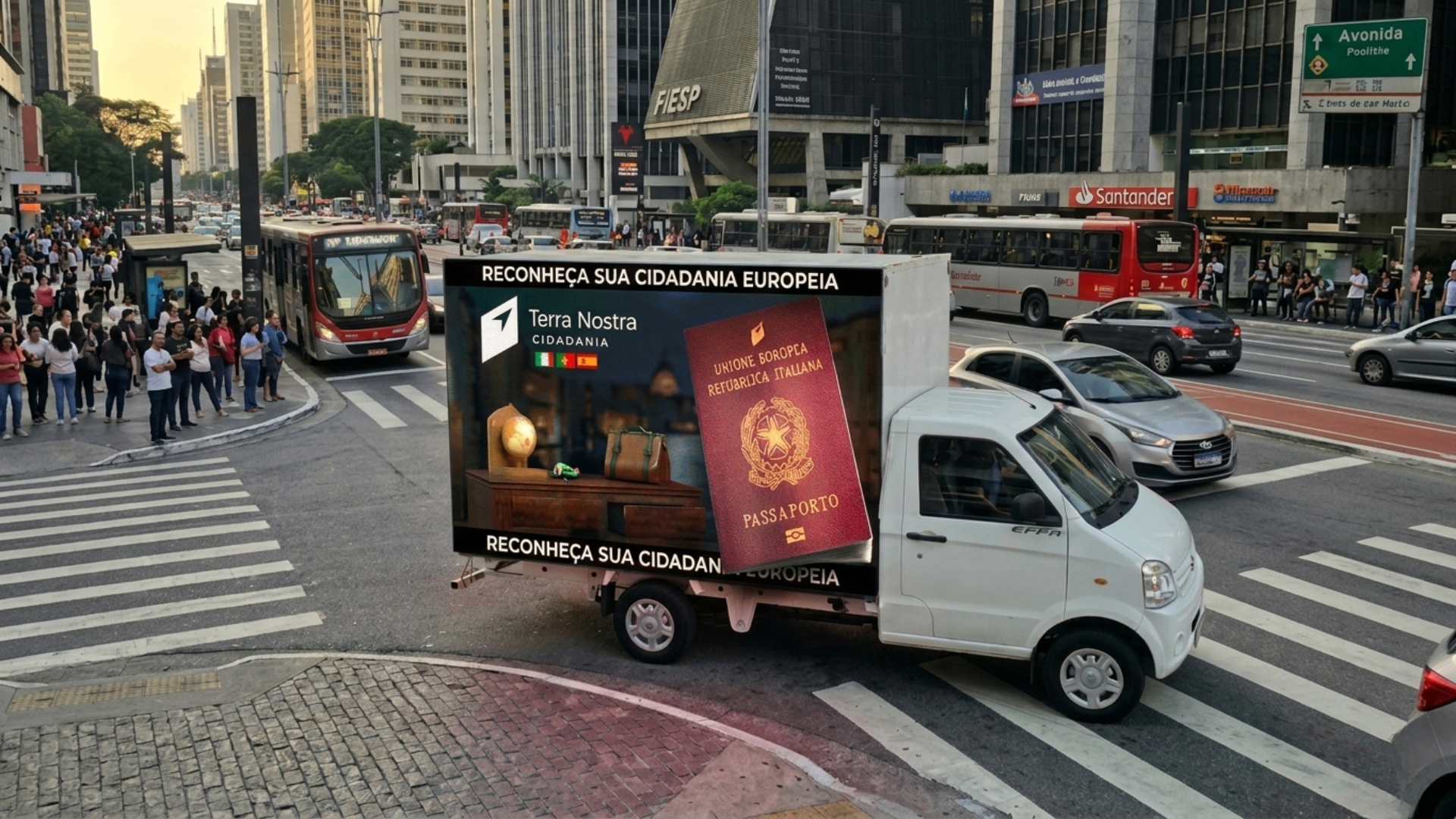 Truck de LED — Avenida Paulista